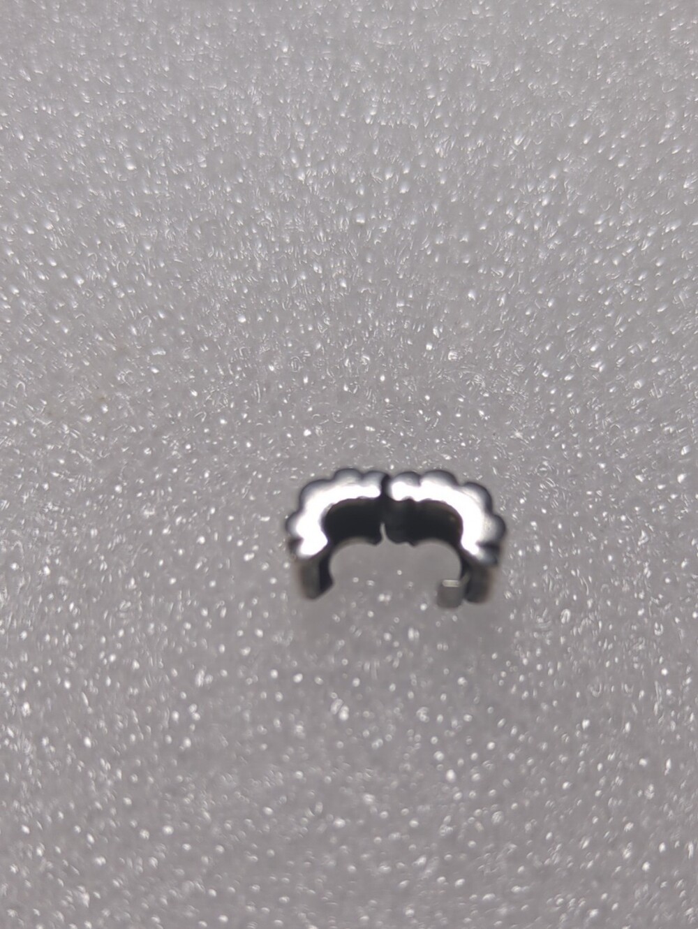 Pandora Sterling Silver Scalloped Clip Charm
